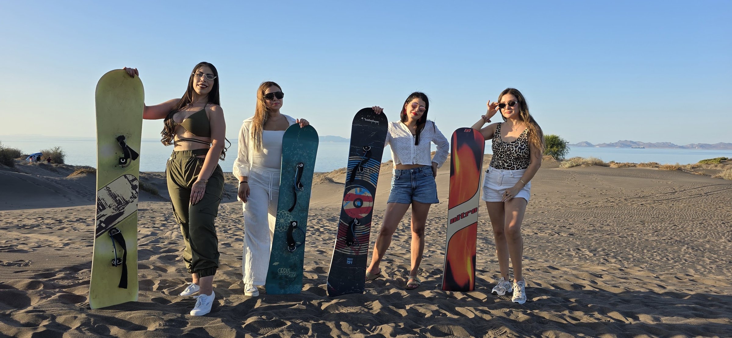 Sandboarding El Mogote dunes La Paz